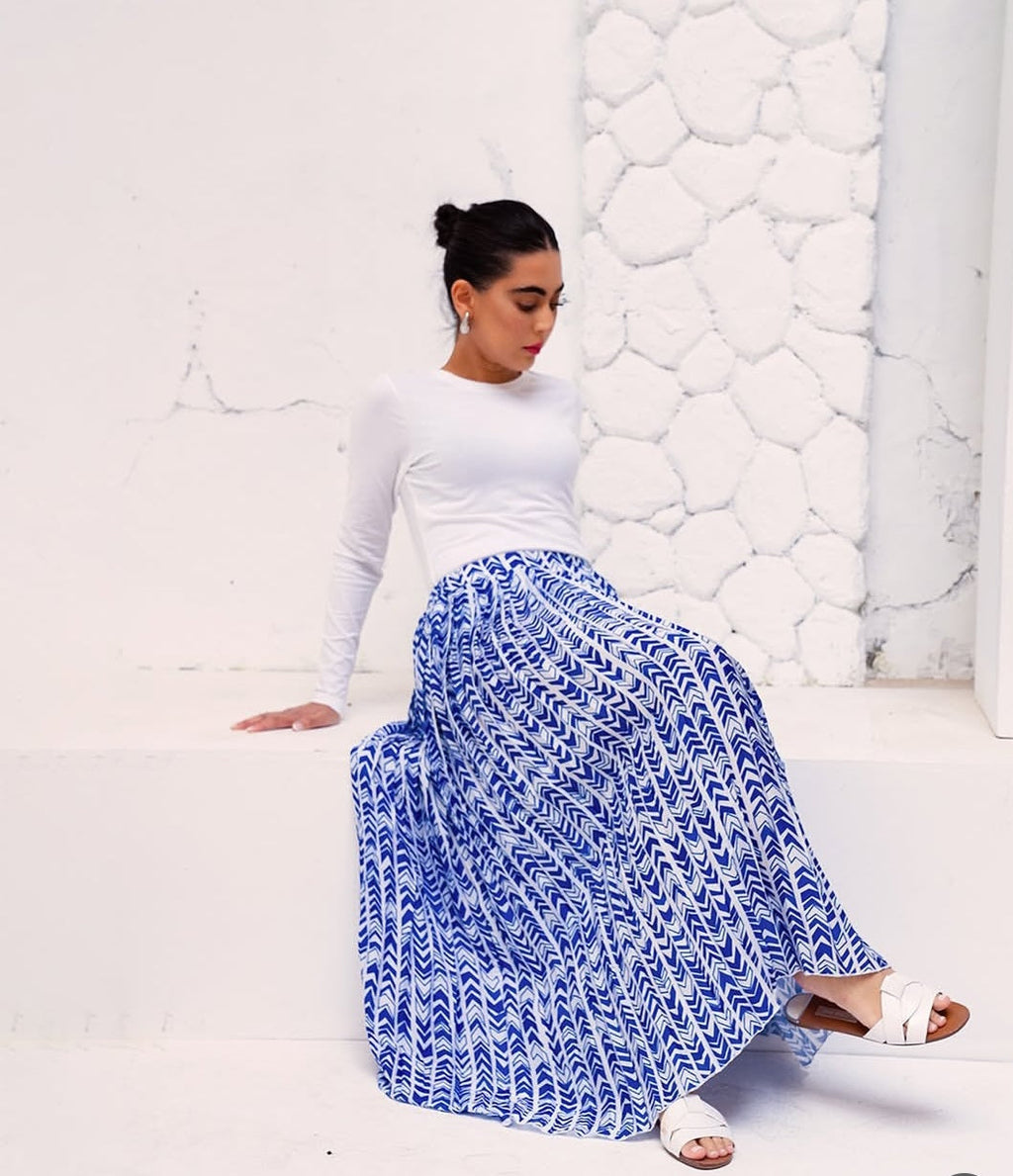 Nahla Chevron Skirt